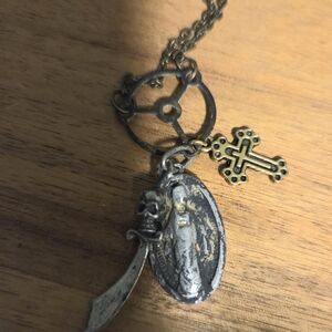 Vintage Religious Pendant Necklace